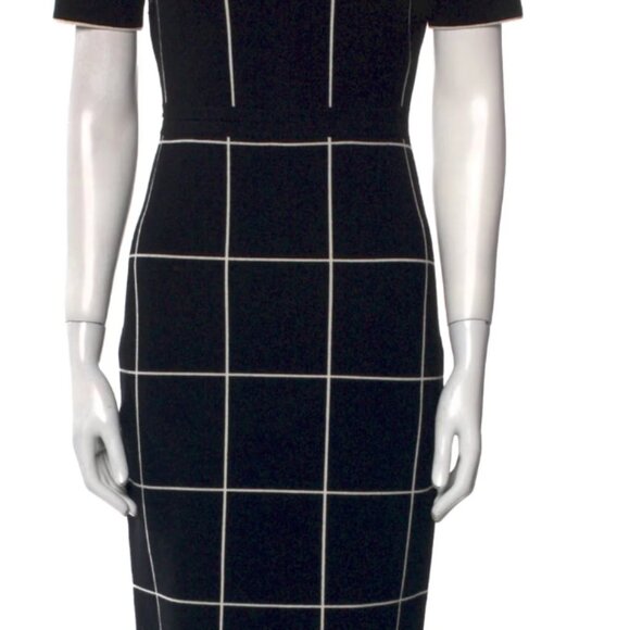 Grey Jason Wu Plaid Dress - Picture 1 of 5